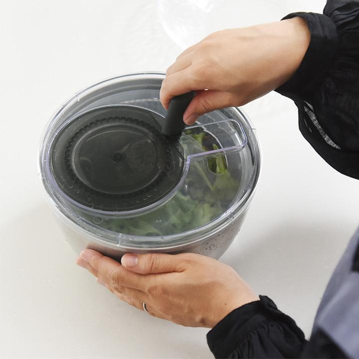 サラダスピナー ステンレス 日本製 水切り ボウル 便利グッズ キッチン