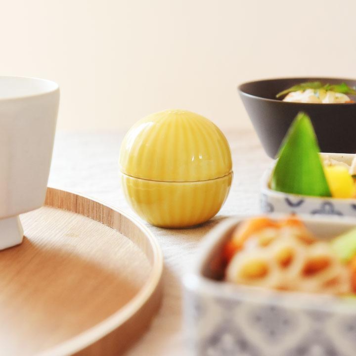 花形 蓋付珍味入れ 美濃焼 日本製 食器 お正月【2/19追加】 : アンジェ