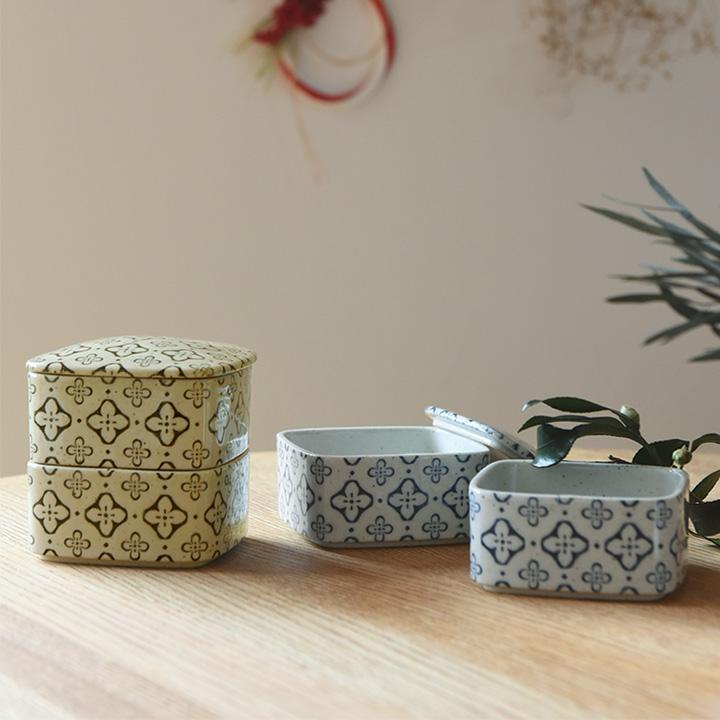 お重箱 2段 おしゃれ 食器 yrh Nobana 野花 二段重 studio m スタジオ