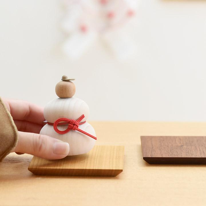 小さな木の鏡餅に使える 台座 お正月 : アンジェ インテリア雑貨