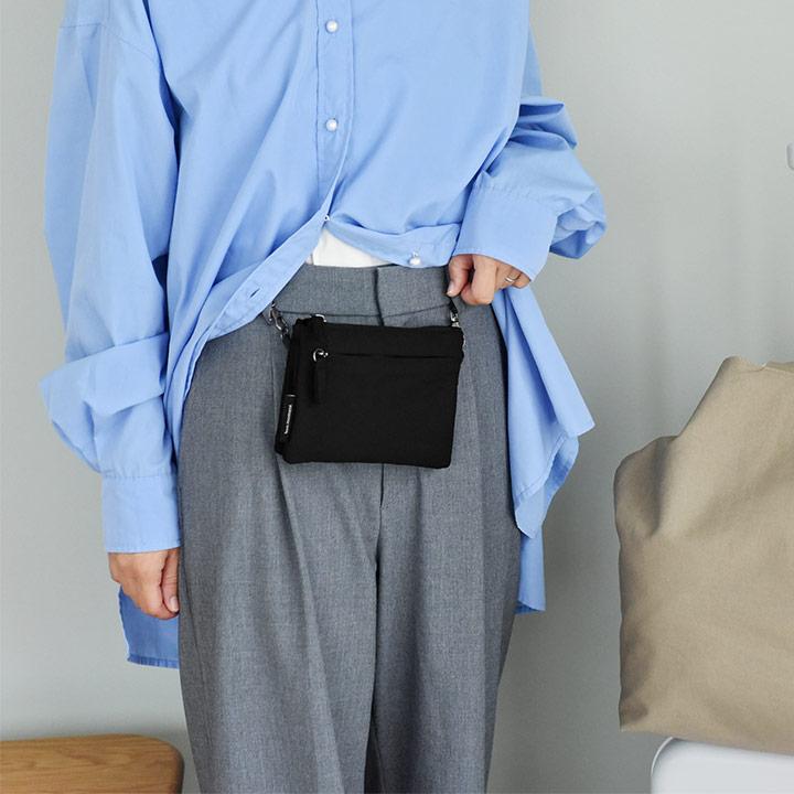 bon moment（ボンモマン） 服の中に隠せる 2way セキュリティポーチ