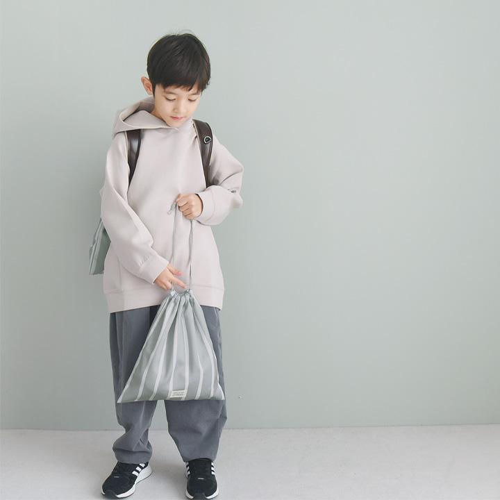 kukka ja puu（クッカヤプー） オリジナル柄 巾着袋 大 体操着袋 入園