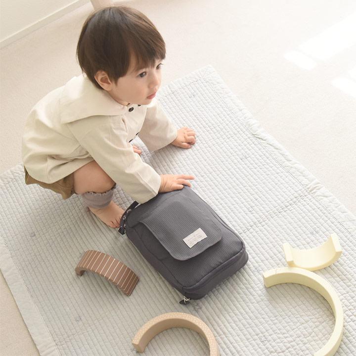 オムツポーチ＆お尻拭きケースセット 楽天市場】【楽天1位】おむつポーチ オムツポーチ 圧縮 大容量