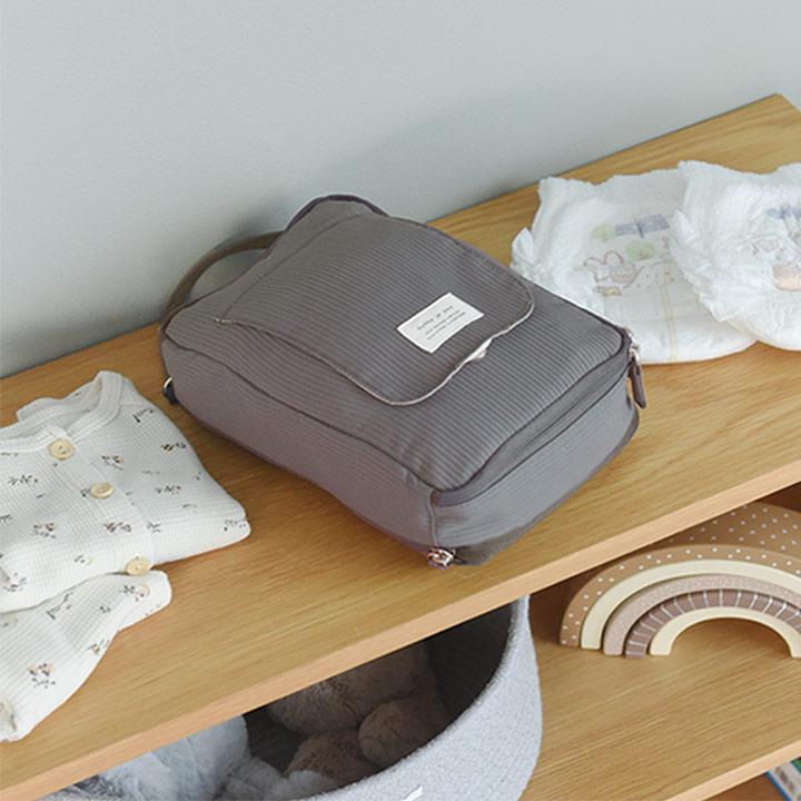 kukka ja puu（クッカヤプー） 圧縮できる おむつポーチ 大容量