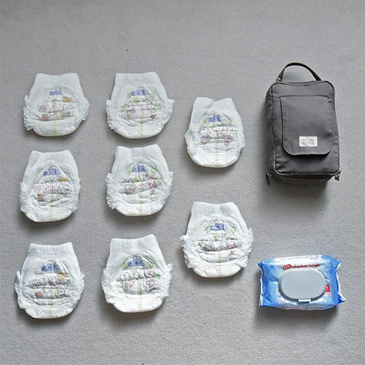 新色追加！圧縮できる おむつポーチ おしゃれ 大容量 コンパクト おしりふきケース ベビーカーバッグ kukka ja puu クッカヤプー kbp | kukka ja puu | 19