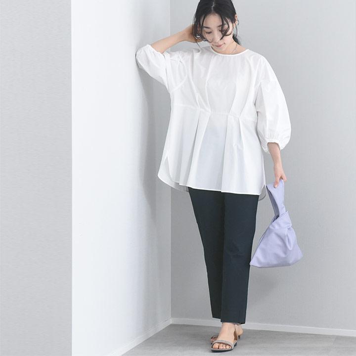 UVカット 接触冷感 ストレッチパンツ レディース コットンタッチ すっきり美シルエット ストレッチパンツ／kauliina カウリーナ【送料無料】 |  | 13