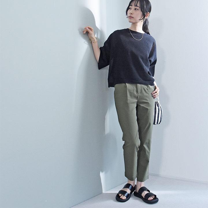 UVカット 接触冷感 ストレッチパンツ レディース コットンタッチ すっきり美シルエット ストレッチパンツ／kauliina カウリーナ【送料無料】 |  | 16