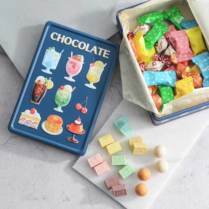 はじけるキャンディチョコレート 喫茶メニュー缶 Mary Chocolate はじけるキャンディチョコレート 喫茶メニュー缶 Mary Chocolate