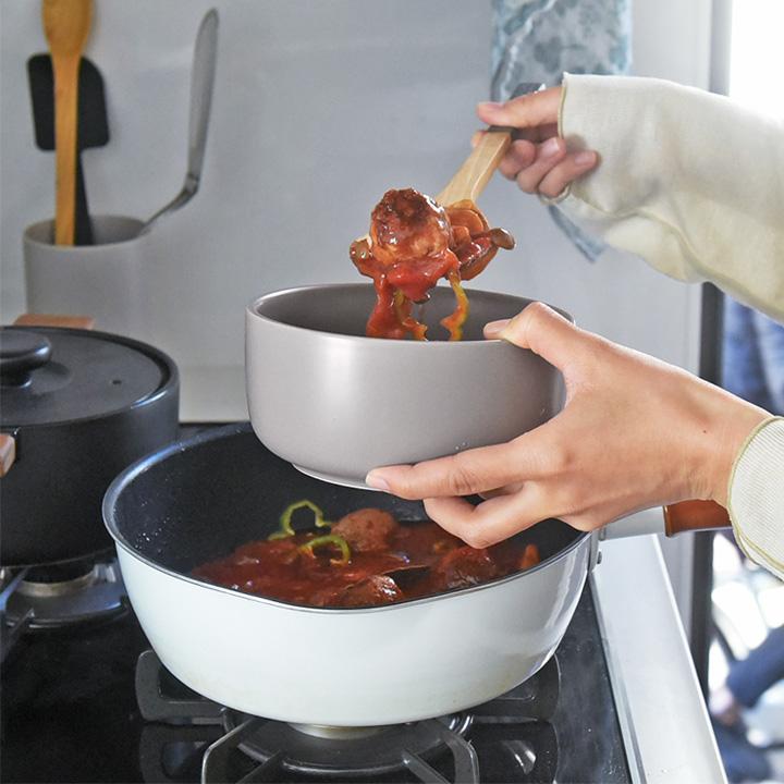 bon moment（ボンモマン） 食卓でも使える 蓋つき保存容器 3サイズ