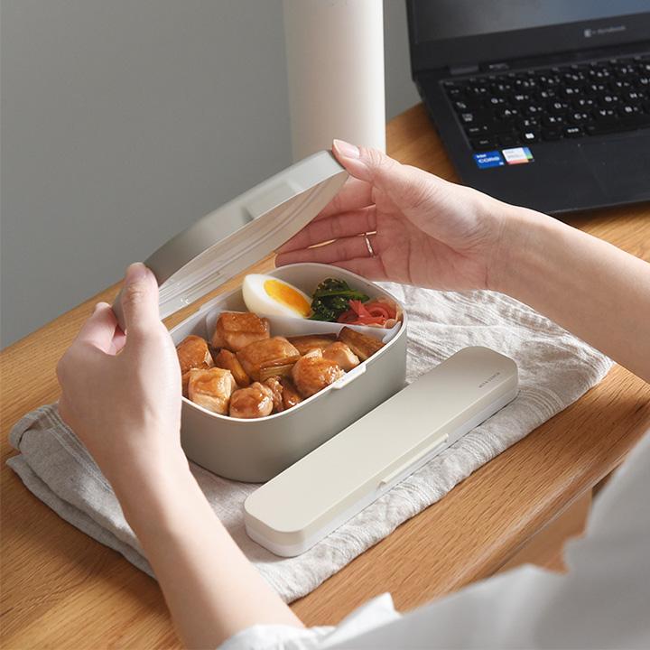 洗いやすくて詰めやすい お弁当箱 女子 ランチボックス 1段 600ml1 中学生 高校生 yrh bon moment ボンモマン【送料無料】 | bon moment | 02