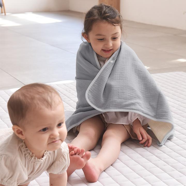 4重 ガーゼブランケット 綿100％ ベビーブランケット 夏 抱っこ紐 ケープ ベビーカー ひざ掛け 出産祝い kukka ja puu クッカヤプー【2/19追加】 | kukka ja puu | 16
