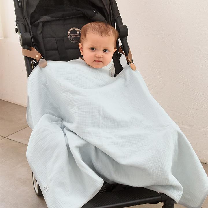 4重 ガーゼブランケット 綿100％ ベビーブランケット 夏 抱っこ紐 ケープ ベビーカー ひざ掛け 出産祝い kukka ja puu クッカヤプー【2/19追加】 | kukka ja puu | 17