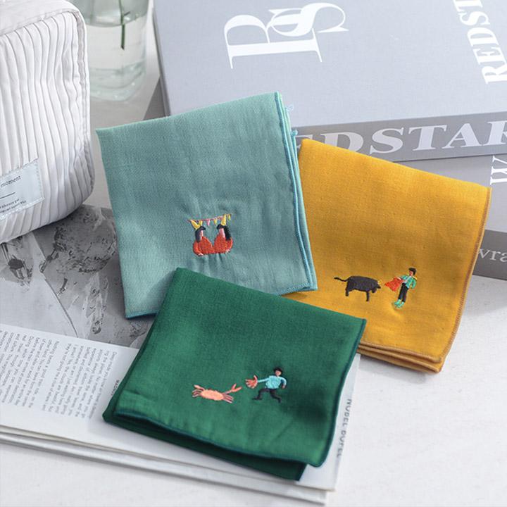 星座ハンカチ HOROSCOPE ガーゼハンカチ 日本製 ハンカチギフト