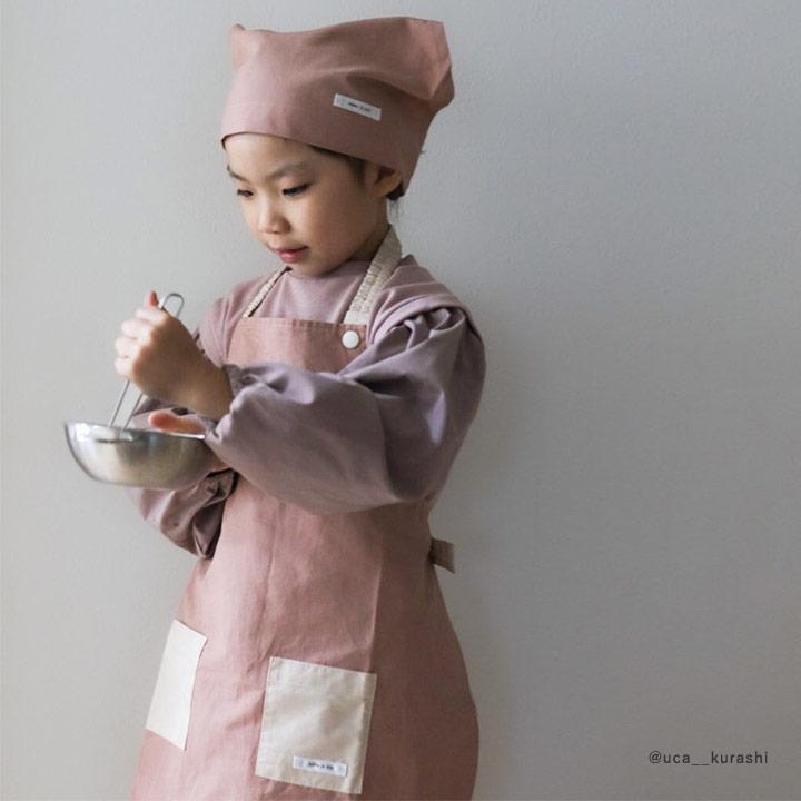kukka ja puu（クッカヤプー） 【2024モデル】キッズエプロン三角巾 3