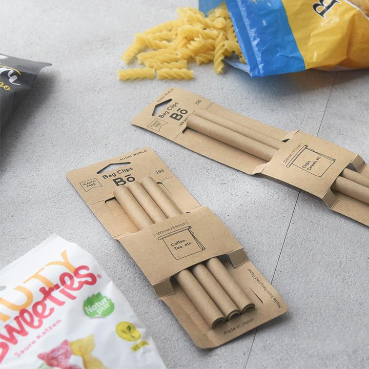 紙製 袋留めクリップ 日本製 Bag Clips BO 食品保存 クリップ キッチンクリップ 袋止め 袋止めクリップ フードクリップ |  | 10