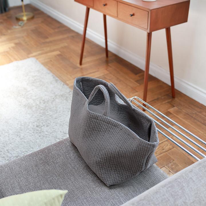 ヌビ風 目隠しできる 収納トート L 収納 フタ付き 収納ボックス 小物