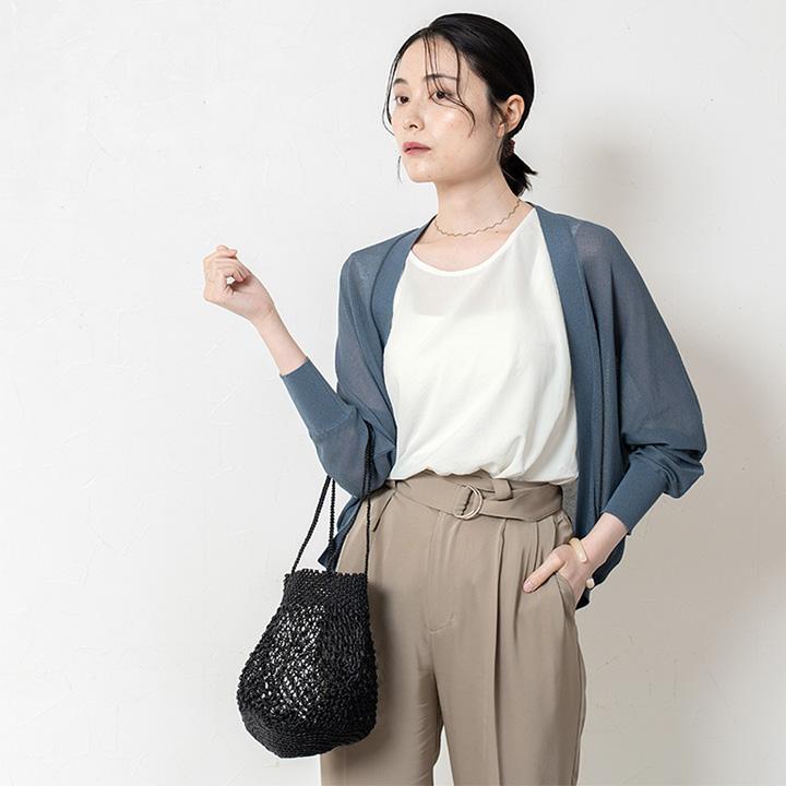 レイヤード タンクトップ ブラウス 重ね着 シワになりにくい 