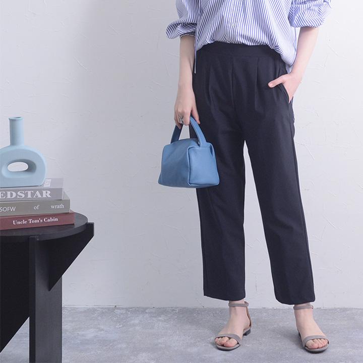 骨盤底筋サポート タックテーパードパンツ 日本製 骨盤ベルト 骨盤底筋 トレーニング／Agreable アグレアーブル【送料無料】【2/19FMD】 | Agreable | 11