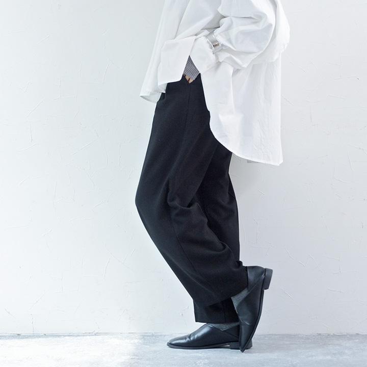 ふんわりソフトな肌触り 両面起毛 きれい見え 2タック ワイドパンツ 静電防止 ストレッチ イージーケア／kauliina【送料無料】【2/19FMD】 |  | 15