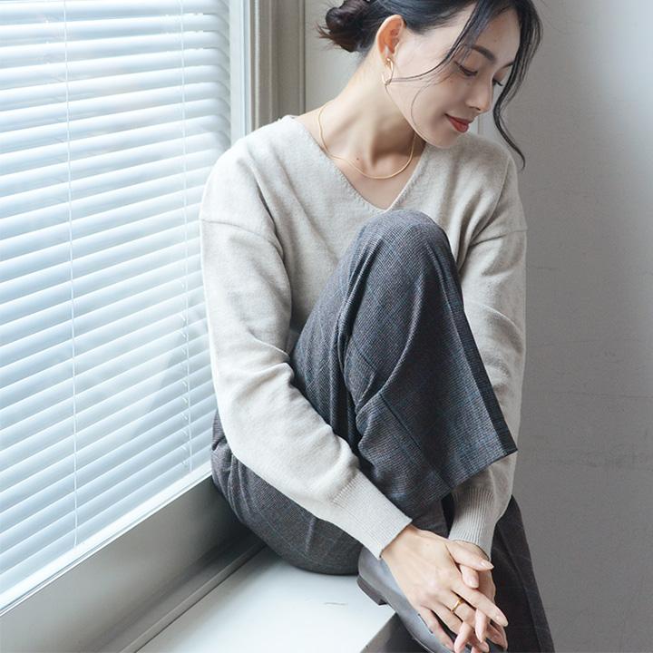 ふんわりソフトな肌触り 両面起毛 きれい見え 2タック ワイドパンツ 静電防止 ストレッチ イージーケア／kauliina【送料無料】【2/19FMD】 |  | 09