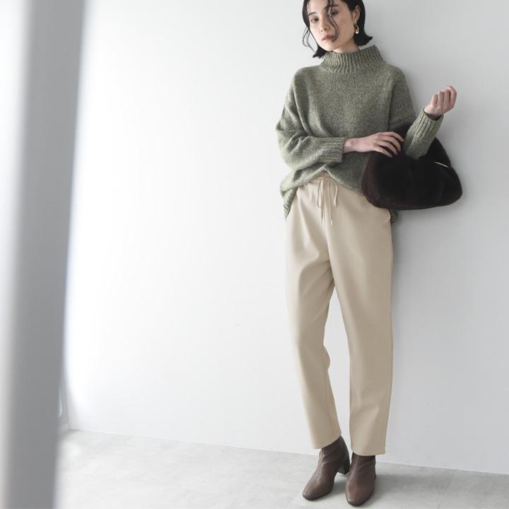 リラックス気分で穿ける あったか裏ベロア テーパード ストレッチパンツ／kauliina カウリーナ【送料無料】 |  | 14
