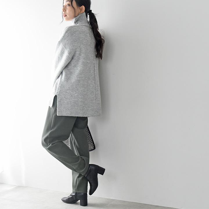 リラックス気分で穿ける あったか裏ベロア テーパード ストレッチパンツ／kauliina カウリーナ【送料無料】 |  | 16