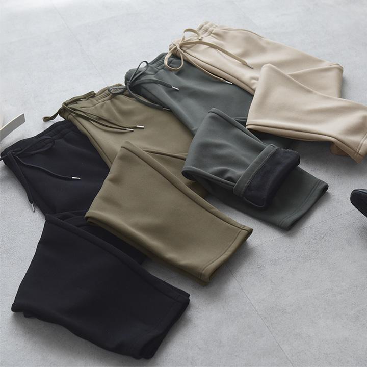 リラックス気分で穿ける あったか裏ベロア テーパード ストレッチパンツ／kauliina カウリーナ【送料無料】 |  | 02