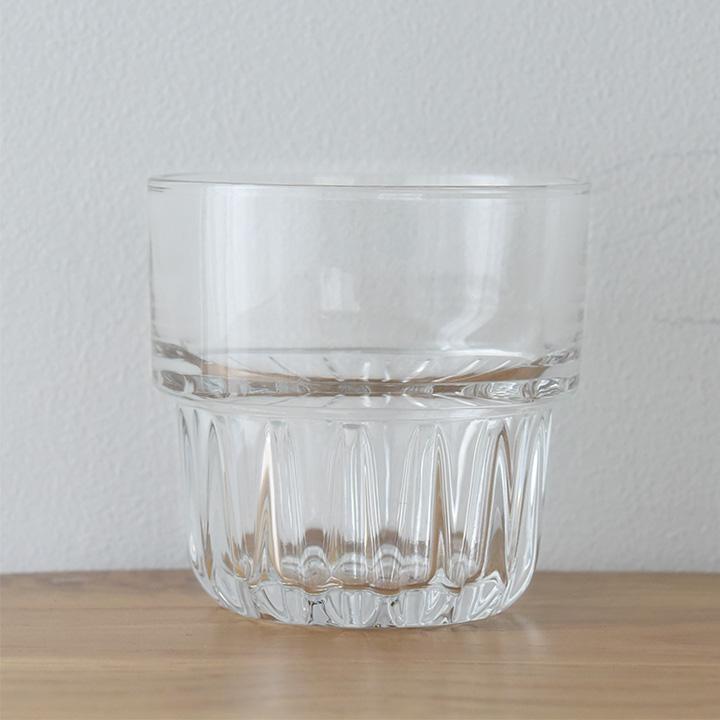スタッキンググラス 250ml 3個セット おしゃれ カフェ グラス コップ