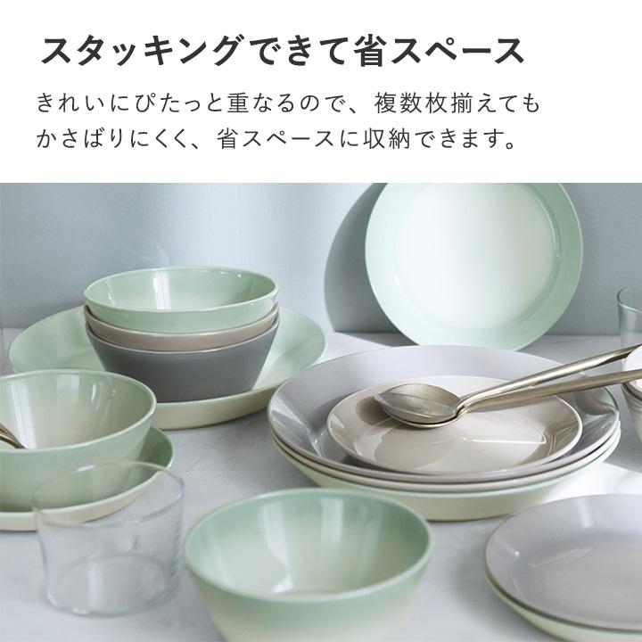 bon moment（ボンモマン） 陶器のような樹脂 プレート皿 おしゃれ 22cm