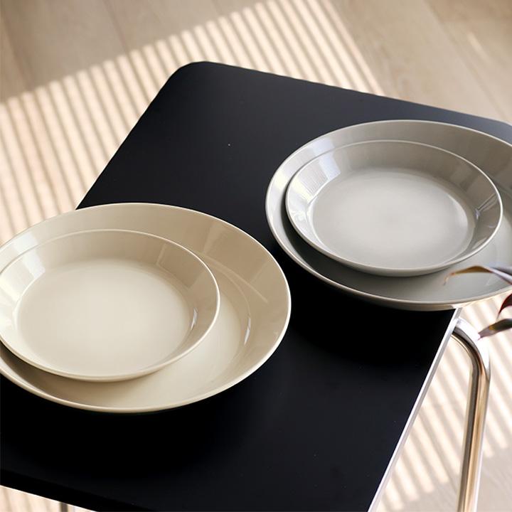 bon moment（ボンモマン） 陶器のような樹脂 プレート皿 おしゃれ 22cm