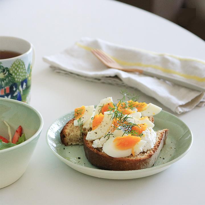 bon moment（ボンモマン） 陶器のような樹脂 プレート皿 おしゃれ 16cm