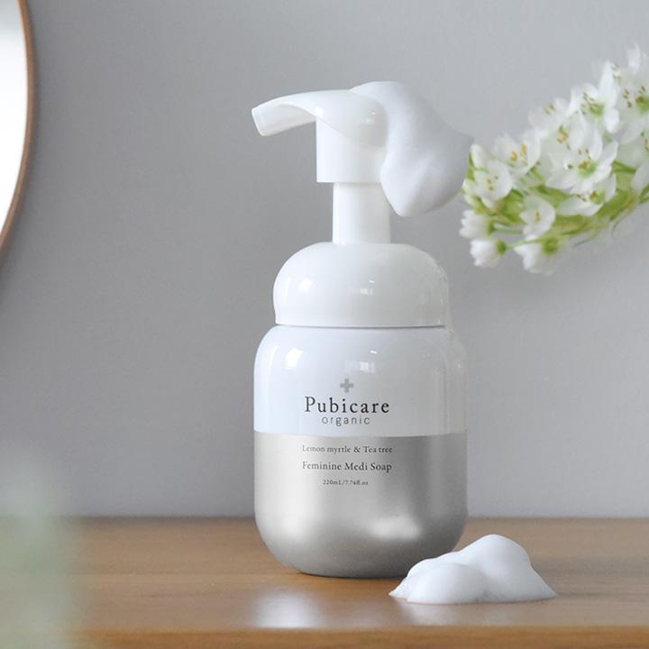 ボディ・フェイスケア peeg Pubicare organic フェミニン メディソープ ＜レモンマートル＆ティー
