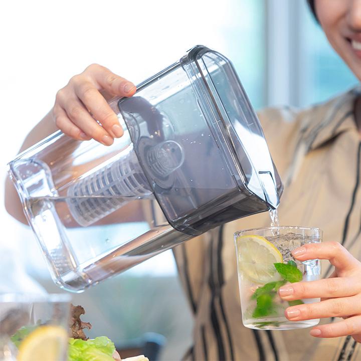 ポット型浄水器 ミズユー 交換カートリッジ 日本製 国産炭 浄水カートリッジ 活性炭カートリッジ 活性炭フィルター 活性炭ろ過フィルター Miz-U |  | 02