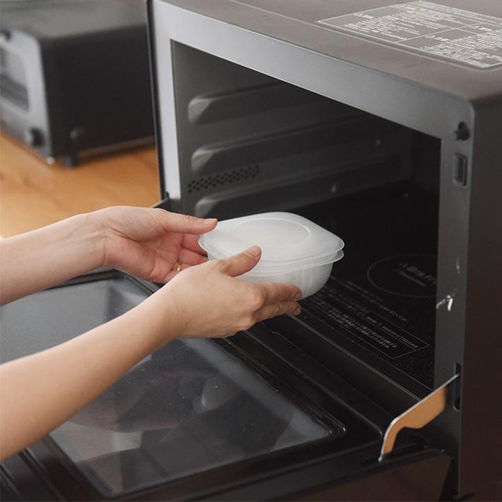 蒸気であたためる冷凍ごはん容器 2個組／ライクイット |  | 18