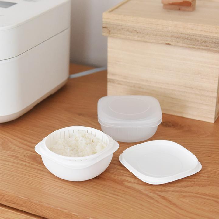 蒸気であたためる冷凍ごはん容器 2個組／ライクイット |  | 02