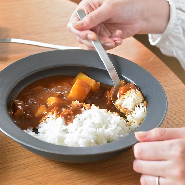 bon moment（ボンモマン） 最後の一口まですくいやすい プレート 美濃