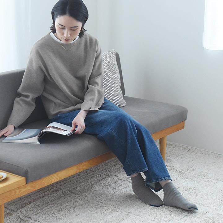 もちはだ×bon moment ルームソックス 裏起毛 カバーソックス 靴下 男女兼用 日本製／ボンモマン【送料無料】 | bon moment | 15