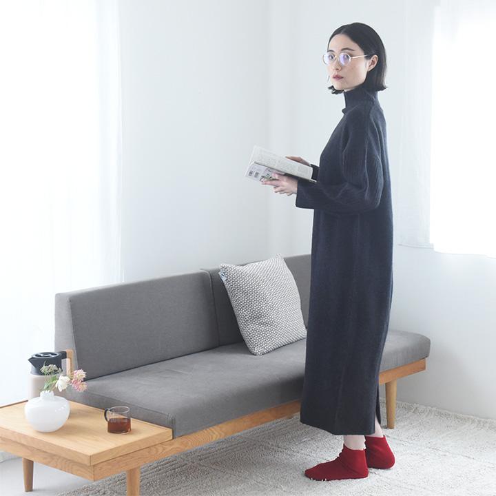 もちはだ×bon moment ルームソックス 裏起毛 カバーソックス 靴下 男女兼用 日本製／ボンモマン【送料無料】 | bon moment | 19