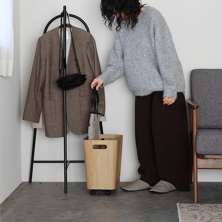 収納 キャスター 付き バッグ 収納 荷物の一時置きに キャスター付き収納  スリムタイプ／bon moment ボンモマン【予約商品】 | bon moment | 16