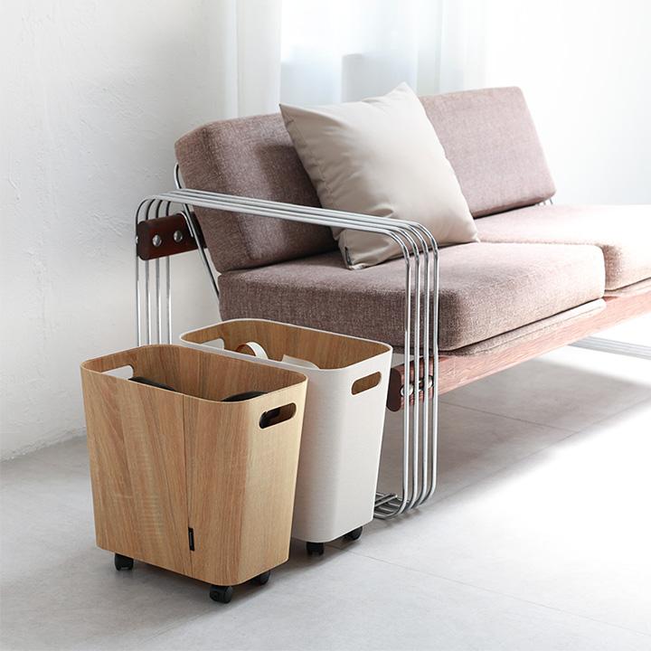 収納 キャスター 付き バッグ 収納 荷物の一時置きに キャスター付き収納  スリムタイプ／bon moment ボンモマン【予約商品】 | bon moment | 01