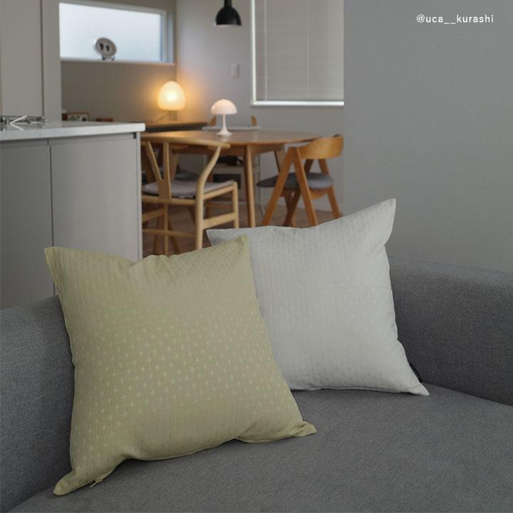 クッションカバー 45×45cm 光の反射を楽しむ クッションカバー hortensia／bon moment ボンモマン【8／7雑貨追加MD】 |  | 01