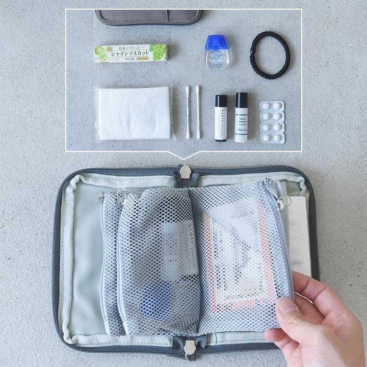 旅行 ミニポーチ bon moment 旅上手になれる 手帳型 ミニポーチ ガジェットポーチ トラベルポーチ／ボンモマン | bon moment | 10