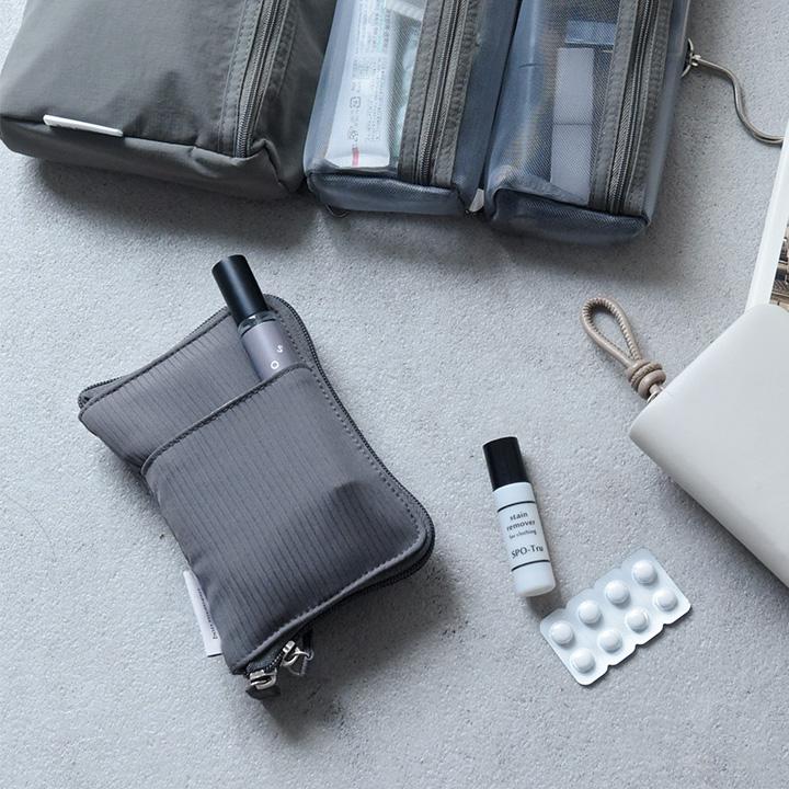 旅行 ミニポーチ bon moment 旅上手になれる 手帳型 ミニポーチ ガジェットポーチ トラベルポーチ／ボンモマン | bon moment | 02