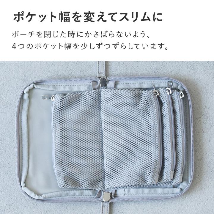 旅行 ミニポーチ bon moment 旅上手になれる 手帳型 ミニポーチ ガジェットポーチ トラベルポーチ／ボンモマン | bon moment | 06