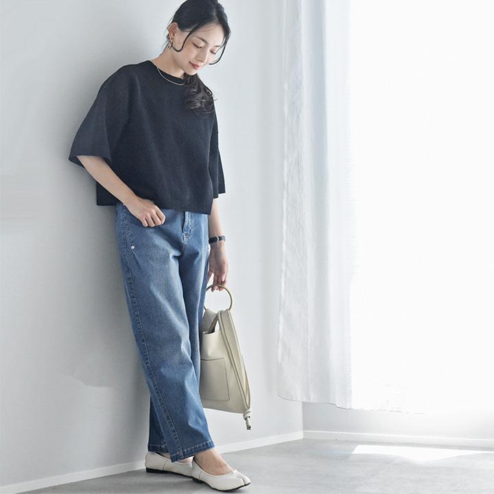 ☆☆☆！デニムリメイク☆コクーンシルエットワイドパン bon_meur ジーンズ デニム デニムパンツ bon_meur:「洗濯機可能