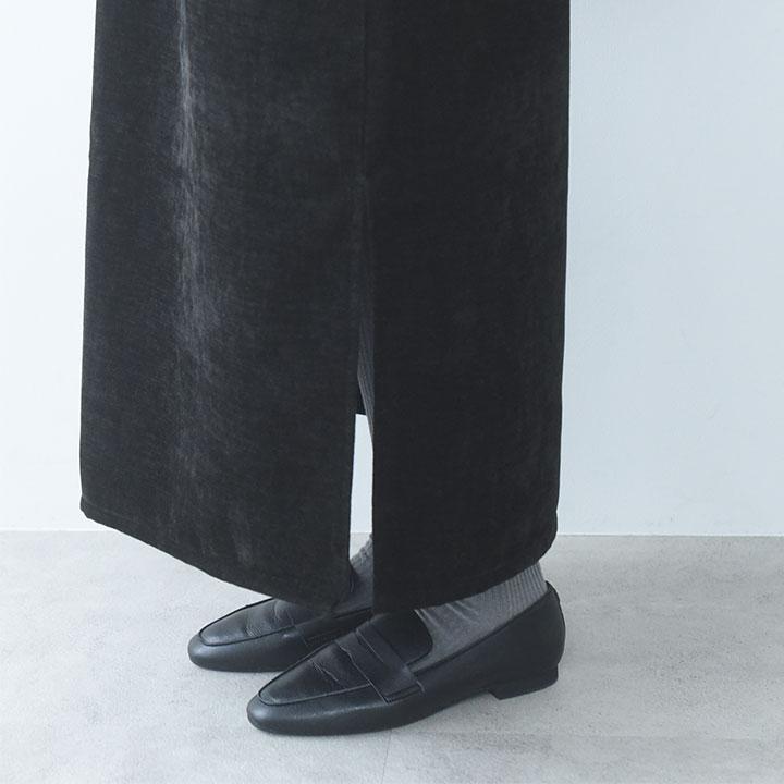 ふんわり柔らかい シェニール織 サイドスリット スカート／kauliina カウリーナ【送料無料】【2/19FMD】 |  | 19