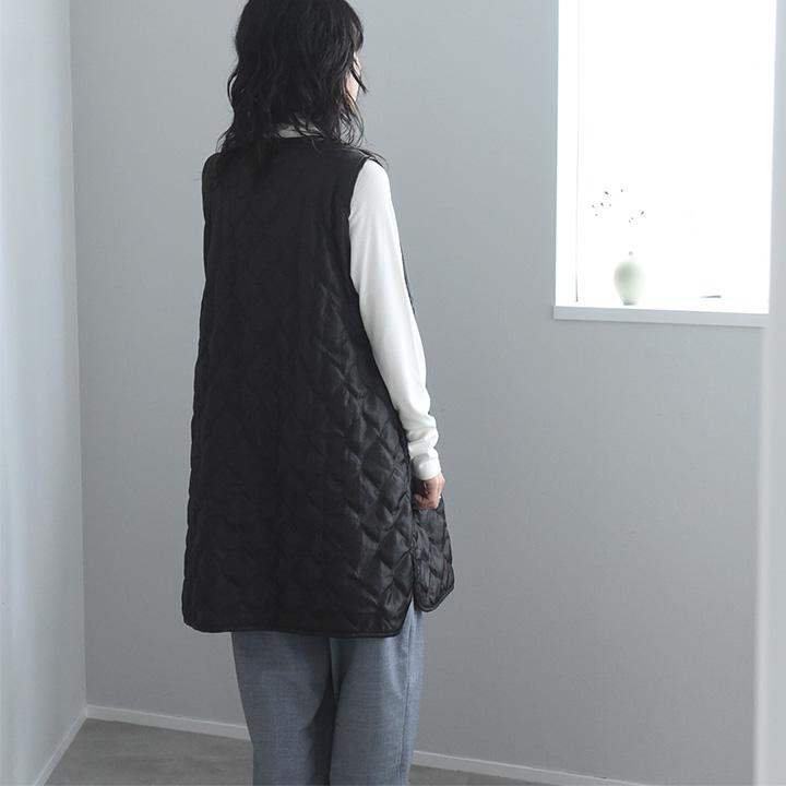 軽くて あったか アウター感覚で着られる 裏ボア キルト エプロン おしゃれ キルト キルティング 冬 撥水 bon moment ボンモマン |  | 02