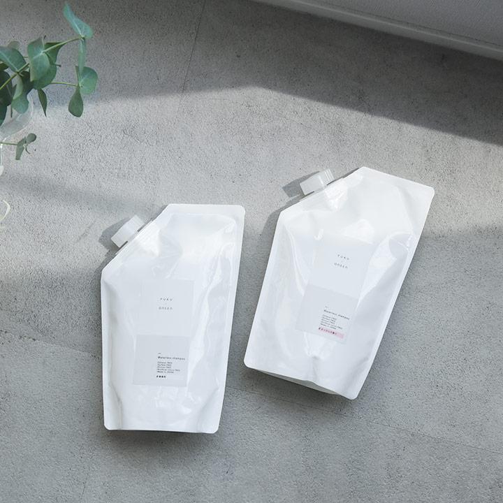 備えるお風呂 ふく温泉 水のいらない全身シャンプー パウチタイプ 500ml |  | 06