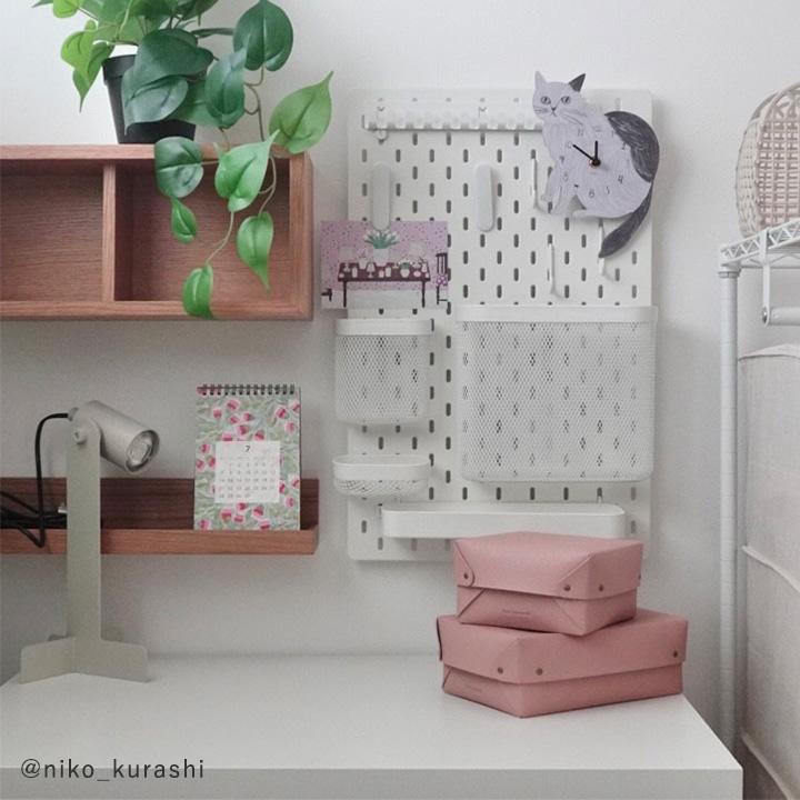 bon moment 中身が隠せる 蓋付き フェイクレザー収納ボックス S／ボンモマンボンモマン |  | 14