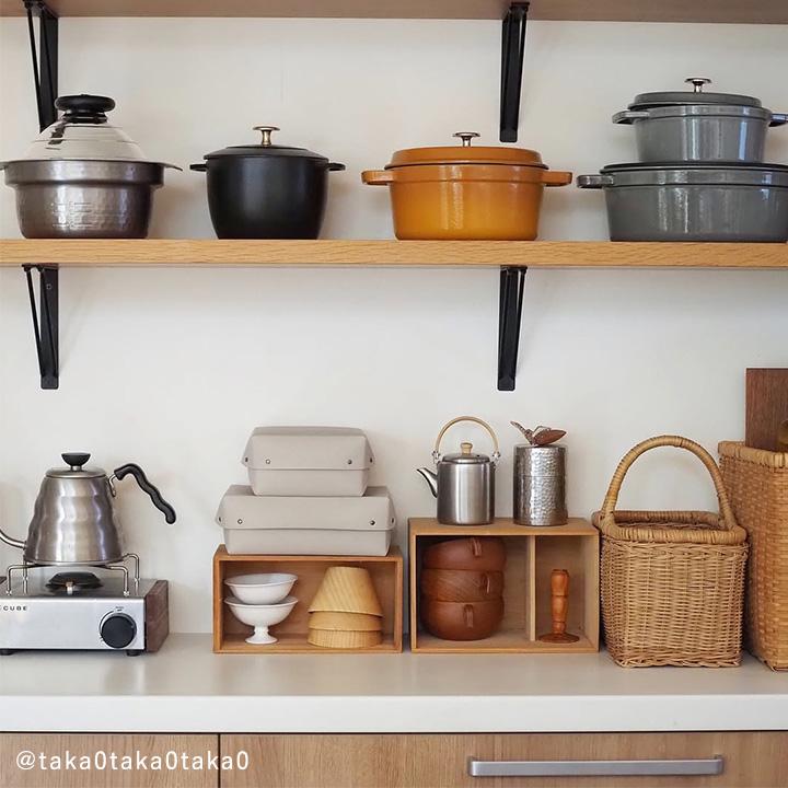 bon moment 中身が隠せる 蓋付き フェイクレザー収納ボックス S／ボンモマンボンモマン |  | 17